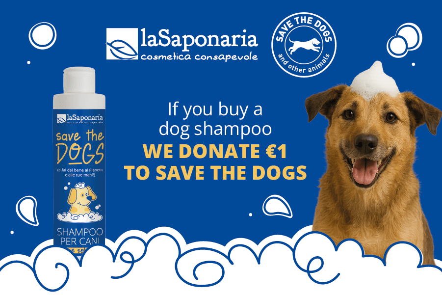 La Saponaria’s Ecological Dog Shampoo Supports Save the Dogs