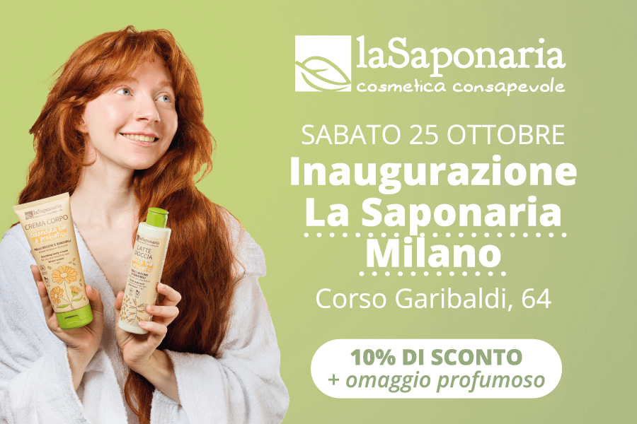 Dove comprare cosmetici biologici a Milano? La Saponaria apre in Corso Garibaldi